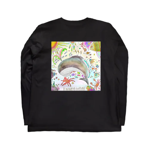 くじらくんの朝 Long Sleeve T-Shirt