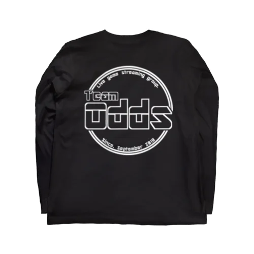 TeamOdds シンプルホワイトロゴマーク Long Sleeve T-Shirt