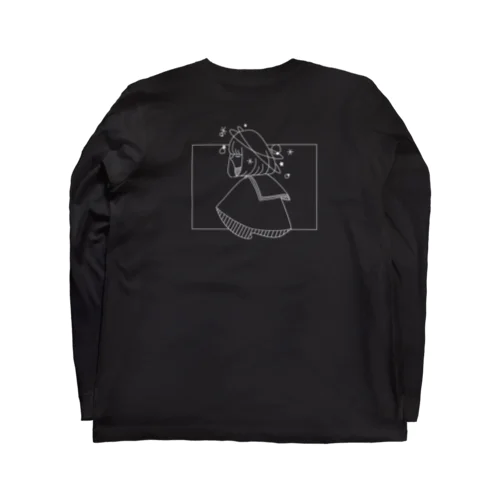 宙（白線） Long Sleeve T-Shirt