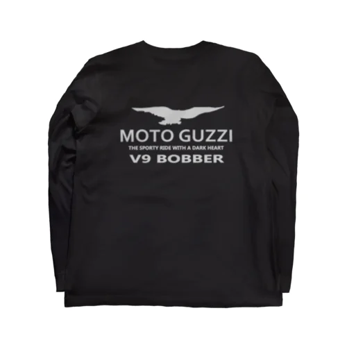 MOTO GUZZI　V9　BOBBER銀 ロングスリーブTシャツ