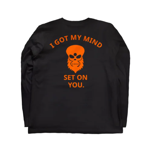 I GOT MY MIND SET ON YOU.(橙) ロングスリーブTシャツ