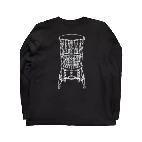 Dead Man's Chair-Memento Mori(濃色向け) ロングスリーブTシャツ