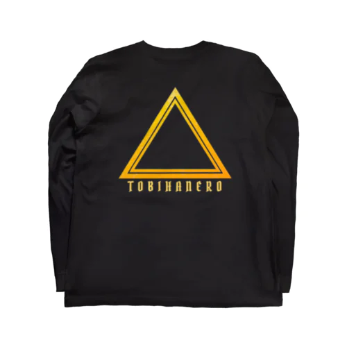 Gold Pyramid Logo Long Sleeve T-Shirt