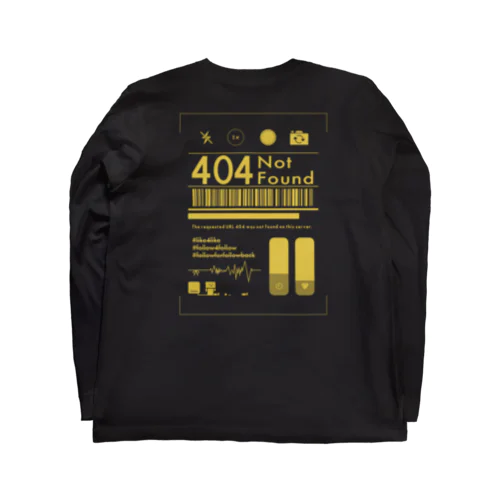 悩める若者イエロー Long Sleeve T-Shirt