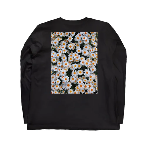 爽やかな白いお花 Long Sleeve T-Shirt