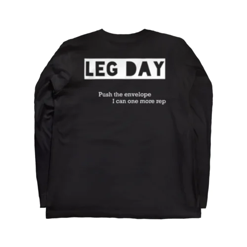 Fiber_Leg Day ロングスリーブTシャツ