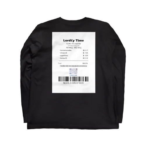 LordLy time receipt Long Sleeve T-Shirt