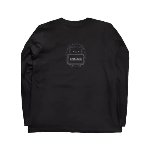 はりちぇるくん「黒」バックプリントVer Long Sleeve T-Shirt