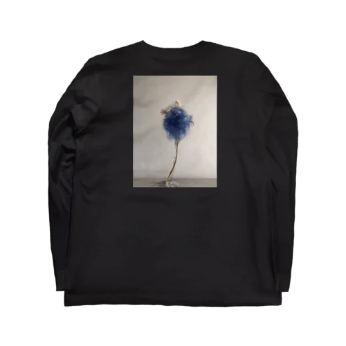 青い髪の花 Long Sleeve T-Shirt