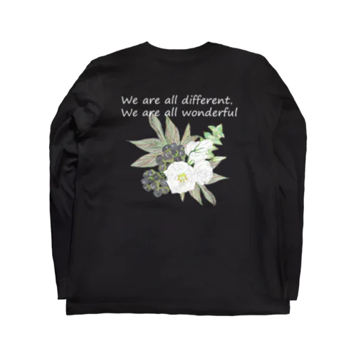 トルコキキョウ　wonderful ver.　濃い色 Long Sleeve T-Shirt