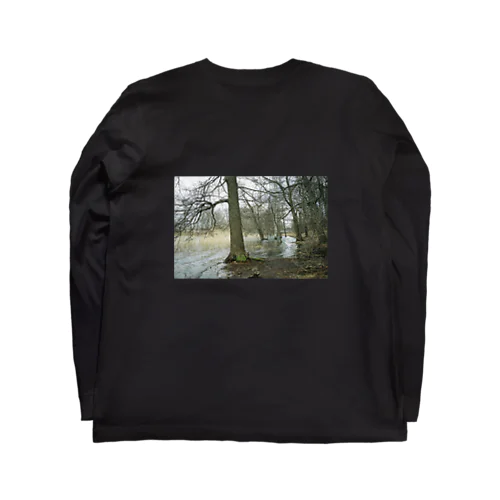 北欧/ハーガ公園の湖 Long Sleeve T-Shirt