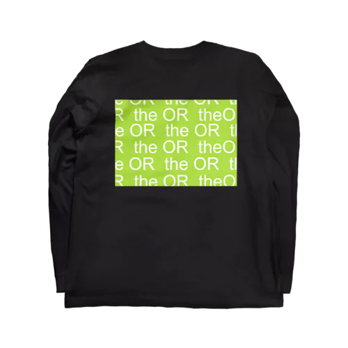 THE OR ロングスリーブTシャツ1 Long Sleeve T-Shirt