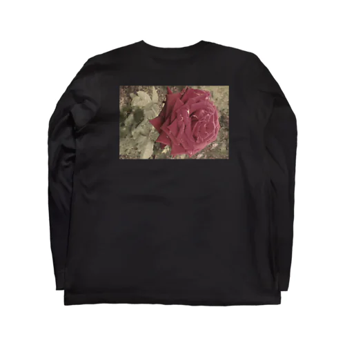 モザイク薔薇 Long Sleeve T-Shirt