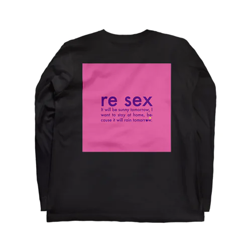 unknowntwintwin / RE SEX VER02 ロングスリーブTシャツ