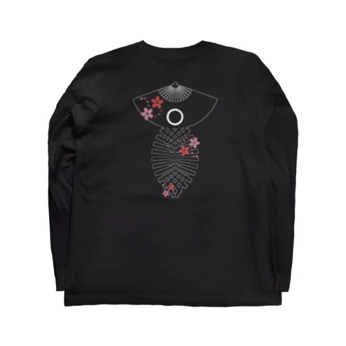 逆扇 桜白 Long Sleeve T-Shirt