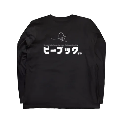 ピーブック‗ブラック ロングスリーブTシャツ