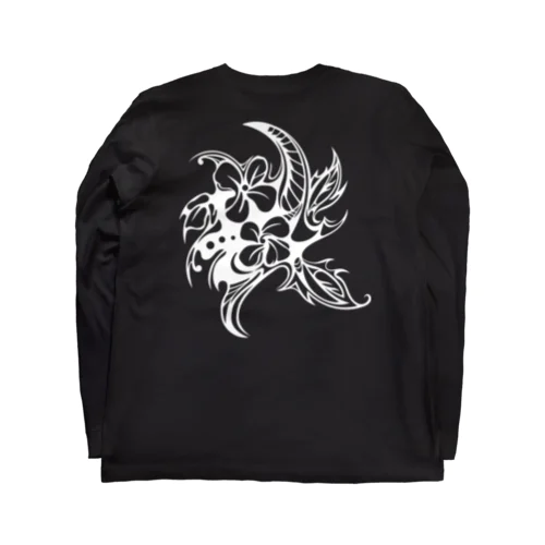 トライバル【花】 Long Sleeve T-Shirt