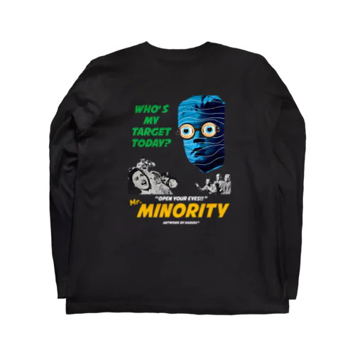 “Mr.Minority” BLACK ロングスリーブTシャツ