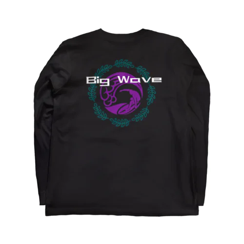 " Big Wave "   黒のみです。 ロングスリーブTシャツ