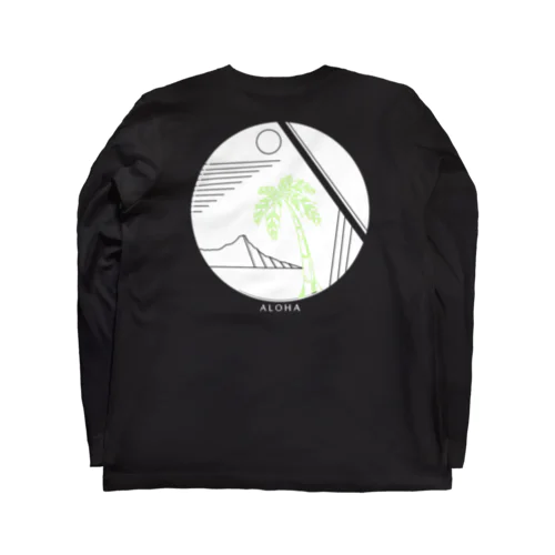 Diamond head palm tree  Long Sleeve T-Shirt