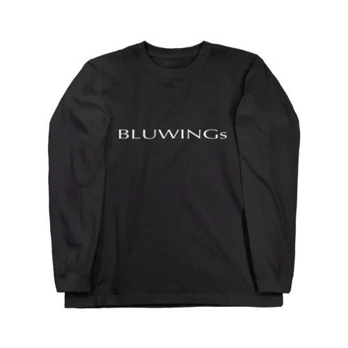 BLUWINGsトップス白字 ロングスリーブTシャツ