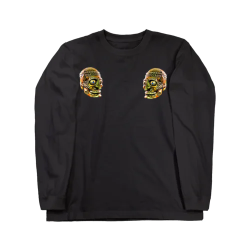 チベタンスカル / Tibetan skull ロングスリーブTシャツ