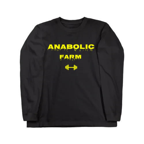 ANABOLIC FARM（黄ロゴ） ロングスリーブTシャツ