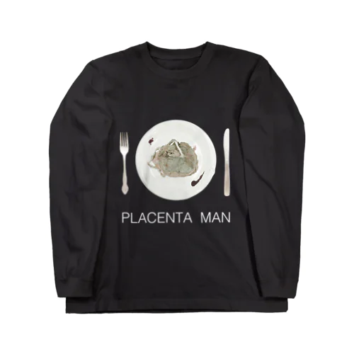 PLACENTAMAN 暗いボディカラー専用 ロングスリーブTシャツ