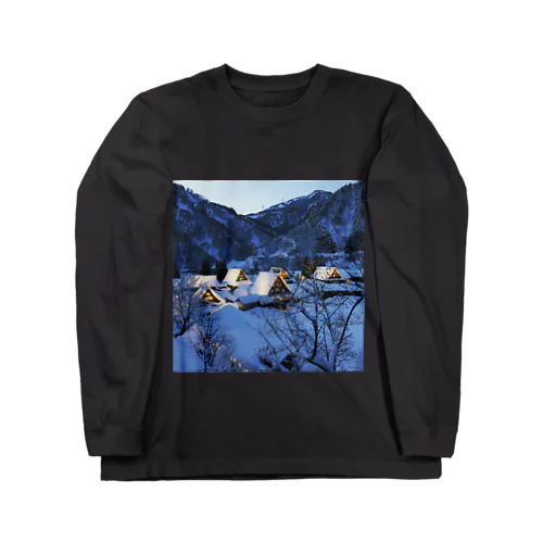 五箇山ライトアップ Long Sleeve T-Shirt