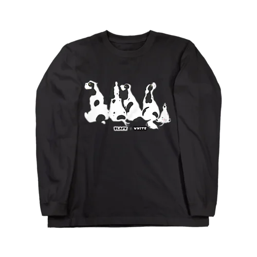 白黒Tシャツ Long Sleeve T-Shirt