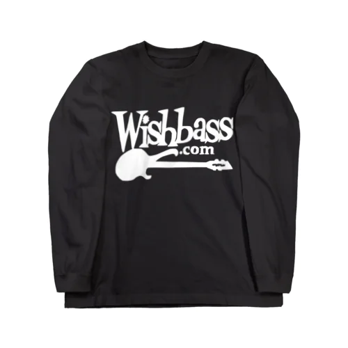 Wishbass Tee (White Logo) ロングスリーブTシャツ