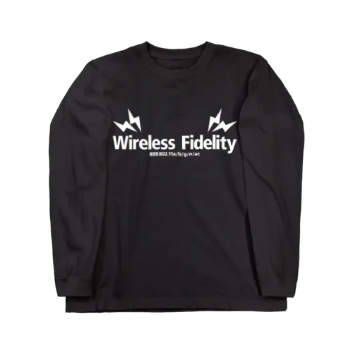 Wi-Fi (deep color) ロングスリーブTシャツ