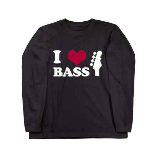 I LOVE BASS（Ｗ） Long Sleeve T-Shirt
