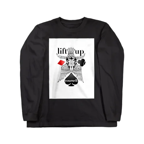 バロックトランプ柄 Long Sleeve T-Shirt