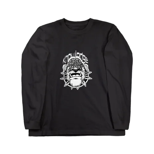 bulldog Black Long Sleeve T-Shirt