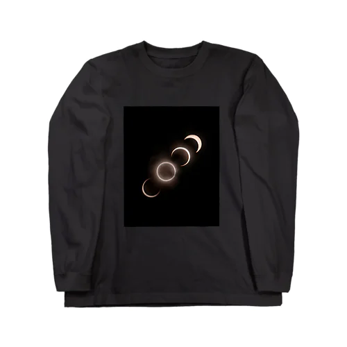 金環日食 - Annular Solar Eclipse - ロングスリーブTシャツ