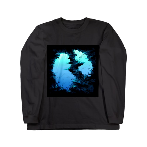 青の世界　アクアマリン Long Sleeve T-Shirt