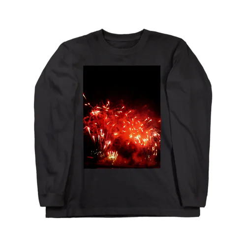 201508161942002　赤い火花 Long Sleeve T-Shirt