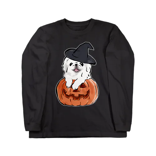 ハロウィン　ペキニーズ Long Sleeve T-Shirt