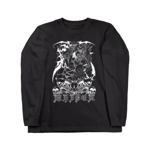 さつじんナースちゃん　白抜きver Long Sleeve T-Shirt