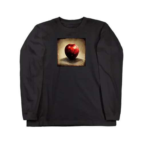 りんご ロングスリーブTシャツ
