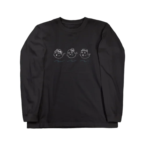 おめかしゆうれい(白い線) Long Sleeve T-Shirt