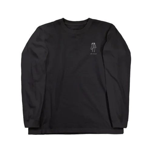 楽しく、自分らしく【白字ミニ】 Long Sleeve T-Shirt