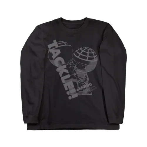 エムラグ2022オータム_カラーロングスリーブTシャツ_タックル！ Long Sleeve T-Shirt