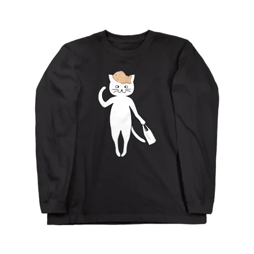 鯛焼き猫さん ロングスリーブTシャツ