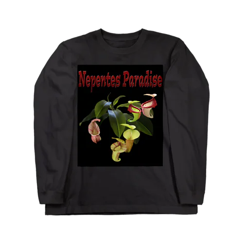 Nepentes Paradiseシリーズ黒 Long Sleeve T-Shirt