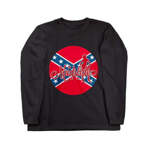 MUDSLIDE dixie flag ロングスリーブTシャツ