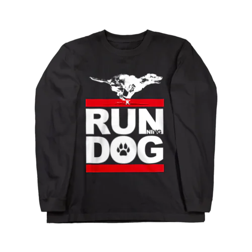RUNNING DOG　走ってる犬　CCG-005-2B Long Sleeve T-Shirt
