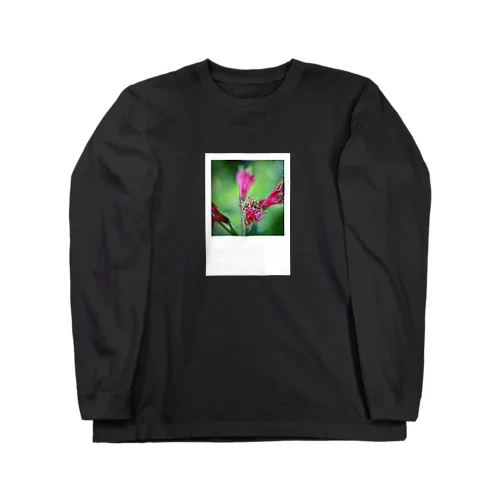 flower001 ロングスリーブTシャツ