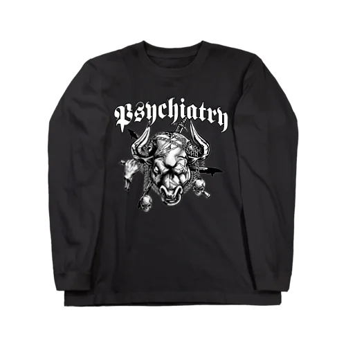 精神障害「Psychiatry」 ロングスリーブTシャツ